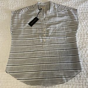 Bridge & Burn Ladd Navy Stripe shirt